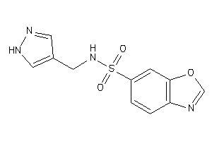 N-(1H-pyrazol-4-ylmethyl)-1,3-benzoxazole-6-sulfonamide