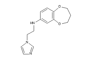 3,4-dihydro-2H-1,5-benzodioxepin-7-yl(2-imidazol-1-ylethyl)amine