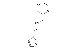 Image of 1,4-dioxan-2-ylmethyl(2-imidazol-1-ylethyl)amine