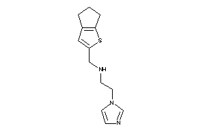 5,6-dihydro-4H-cyclopenta[b]thiophen-2-ylmethyl(2-imidazol-1-ylethyl)amine