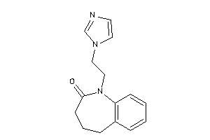 Image of 1-(2-imidazol-1-ylethyl)-4,5-dihydro-3H-1-benzazepin-2-one
