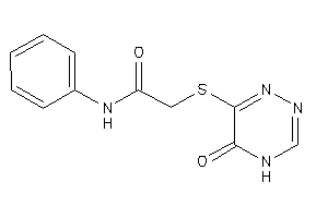 2-[(5-keto-4H-1,2,4-triazin-6-yl)thio]-N-phenyl-acetamide