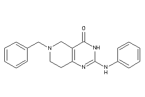 2-anilino-6-benzyl-3,5,7,8-tetrahydropyrido[4,3-d]pyrimidin-4-one