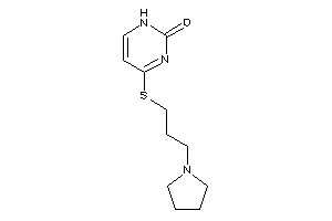 4-(3-pyrrolidinopropylthio)-1H-pyrimidin-2-one