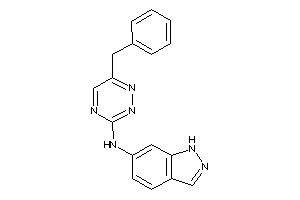 (6-benzyl-1,2,4-triazin-3-yl)-(1H-indazol-6-yl)amine