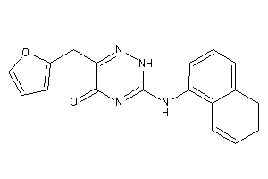 6-(2-furfuryl)-3-(1-naphthylamino)-2H-1,2,4-triazin-5-one