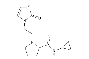 N-cyclopropyl-1-[2-(2-keto-4-thiazolin-3-yl)ethyl]pyrrolidine-2-carboxamide