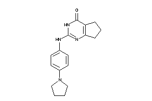 2-(4-pyrrolidinoanilino)-3,5,6,7-tetrahydrocyclopenta[d]pyrimidin-4-one