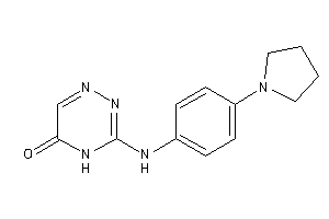 3-(4-pyrrolidinoanilino)-4H-1,2,4-triazin-5-one