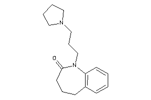 1-(3-pyrrolidinopropyl)-4,5-dihydro-3H-1-benzazepin-2-one