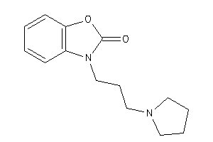 3-(3-pyrrolidinopropyl)-1,3-benzoxazol-2-one