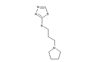 2-(3-pyrrolidinopropylthio)-1,3,4-thiadiazole