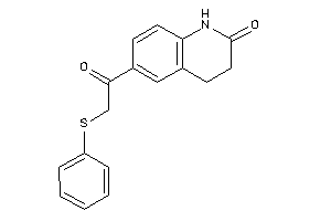 6-[2-(phenylthio)acetyl]-3,4-dihydrocarbostyril