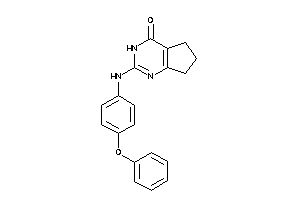2-(4-phenoxyanilino)-3,5,6,7-tetrahydrocyclopenta[d]pyrimidin-4-one