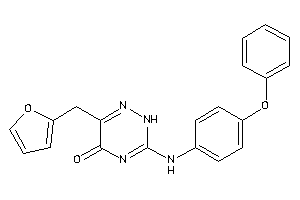 6-(2-furfuryl)-3-(4-phenoxyanilino)-2H-1,2,4-triazin-5-one