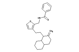 N-[[3-[2-(2-methylenedecalin-1-yl)ethyl]-2-furyl]methyl]benzamide