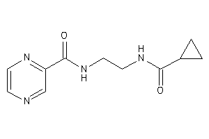 N-[2-(cyclopropanecarbonylamino)ethyl]pyrazinamide