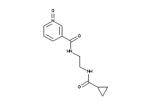 N-[2-(cyclopropanecarbonylamino)ethyl]-1-keto-nicotinamide