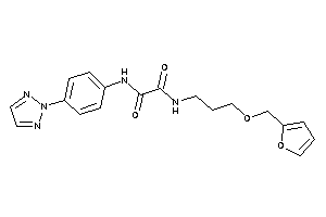 N-[3-(2-furfuryloxy)propyl]-N'-[4-(triazol-2-yl)phenyl]oxamide