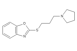 2-(3-pyrrolidinopropylthio)-1,3-benzoxazole