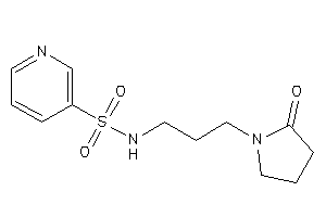 N-[3-(2-ketopyrrolidino)propyl]pyridine-3-sulfonamide