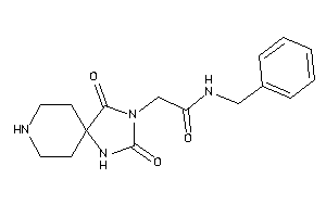 Image of N-benzyl-2-(2,4-diketo-1,3,8-triazaspiro[4.5]decan-3-yl)acetamide