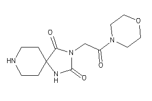 Image of 3-(2-keto-2-morpholino-ethyl)-1,3,8-triazaspiro[4.5]decane-2,4-quinone