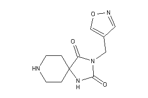 Image of 3-(isoxazol-4-ylmethyl)-1,3,8-triazaspiro[4.5]decane-2,4-quinone