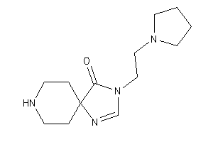 3-(2-pyrrolidinoethyl)-1,3,8-triazaspiro[4.5]dec-1-en-4-one