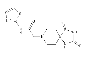 2-(1,3-diketo-2,4,8-triazaspiro[4.5]decan-8-yl)-N-thiazol-2-yl-acetamide