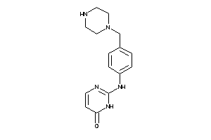 2-[4-(piperazinomethyl)anilino]-1H-pyrimidin-6-one