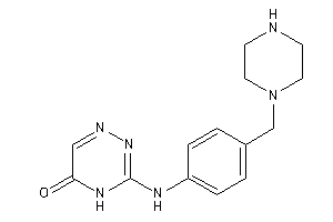 3-[4-(piperazinomethyl)anilino]-4H-1,2,4-triazin-5-one