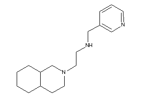 2-(3,4,4a,5,6,7,8,8a-octahydro-1H-isoquinolin-2-yl)ethyl-(3-pyridylmethyl)amine