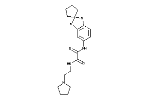 N-(2-pyrrolidinoethyl)-N'-spiro[1,3-benzodioxole-2,1'-cyclopentane]-5-yl-oxamide