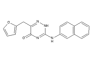 6-(2-furfuryl)-3-(2-naphthylamino)-2H-1,2,4-triazin-5-one