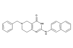 6-benzyl-2-(2-naphthylamino)-3,5,7,8-tetrahydropyrido[4,3-d]pyrimidin-4-one