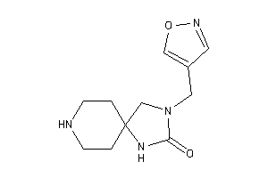 3-(isoxazol-4-ylmethyl)-1,3,8-triazaspiro[4.5]decan-2-one