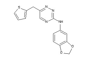 1,3-benzodioxol-5-yl-[6-(2-thenyl)-1,2,4-triazin-3-yl]amine