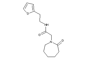 N-[2-(2-furyl)ethyl]-2-(2-ketoazepan-1-yl)acetamide