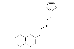 2-(3,4,4a,5,6,7,8,8a-octahydro-1H-isoquinolin-2-yl)ethyl-[2-(2-thienyl)ethyl]amine