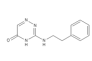 3-(phenethylamino)-4H-1,2,4-triazin-5-one