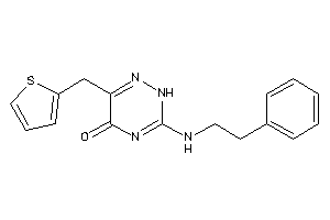 3-(phenethylamino)-6-(2-thenyl)-2H-1,2,4-triazin-5-one