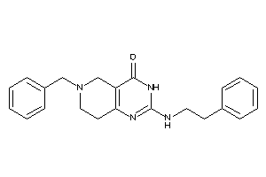 6-benzyl-2-(phenethylamino)-3,5,7,8-tetrahydropyrido[4,3-d]pyrimidin-4-one