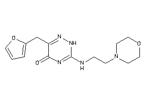 6-(2-furfuryl)-3-(2-morpholinoethylamino)-2H-1,2,4-triazin-5-one
