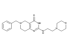 6-benzyl-2-(2-morpholinoethylamino)-3,5,7,8-tetrahydropyrido[4,3-d]pyrimidin-4-one