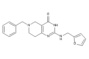 6-benzyl-2-(2-furfurylamino)-3,5,7,8-tetrahydropyrido[4,3-d]pyrimidin-4-one