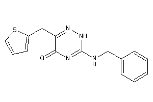 3-(benzylamino)-6-(2-thenyl)-2H-1,2,4-triazin-5-one