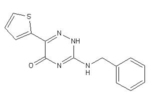 3-(benzylamino)-6-(2-thienyl)-2H-1,2,4-triazin-5-one