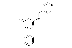 4-phenyl-2-(4-pyridylmethylamino)-1H-pyrimidin-6-one