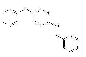 (6-benzyl-1,2,4-triazin-3-yl)-(4-pyridylmethyl)amine